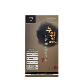 Dearderm Suwall Luxury Hair Color Cream 7S (Black)  120g + 120g Dearderm Suwall Luxury Hair Color Cream 7S (Black)  120g + 120g
